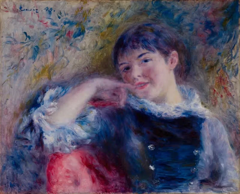 The Dreamer by Pierre-Auguste Renoir, 1879 — digital art print download