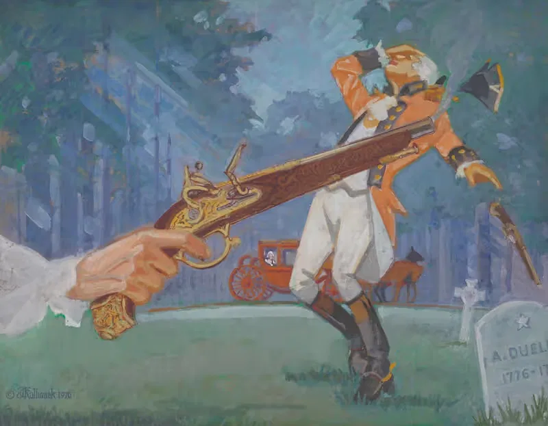 Дуэль 1776 by Джеймс С. Кулханек, 1976 — digital art print download