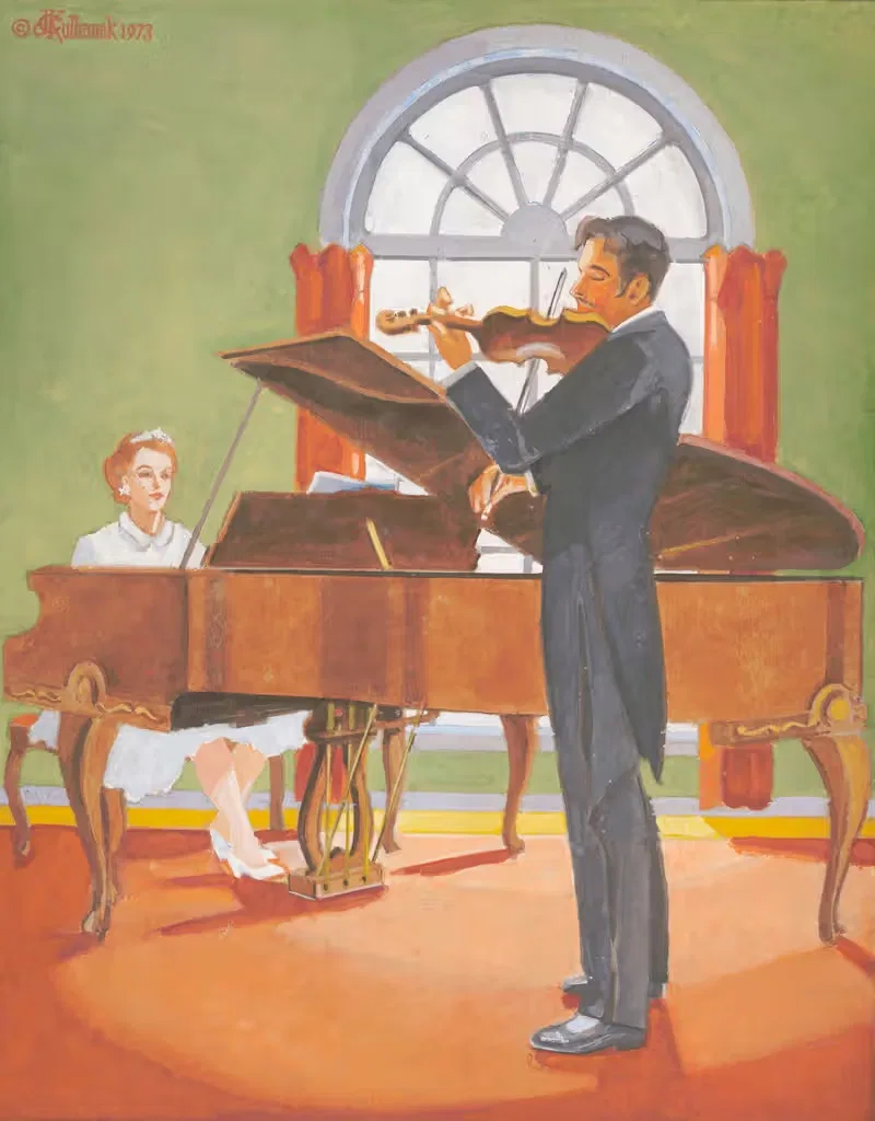 Романтика для скрипки by Джеймс С. Кулханек, 1973 — digital art print download