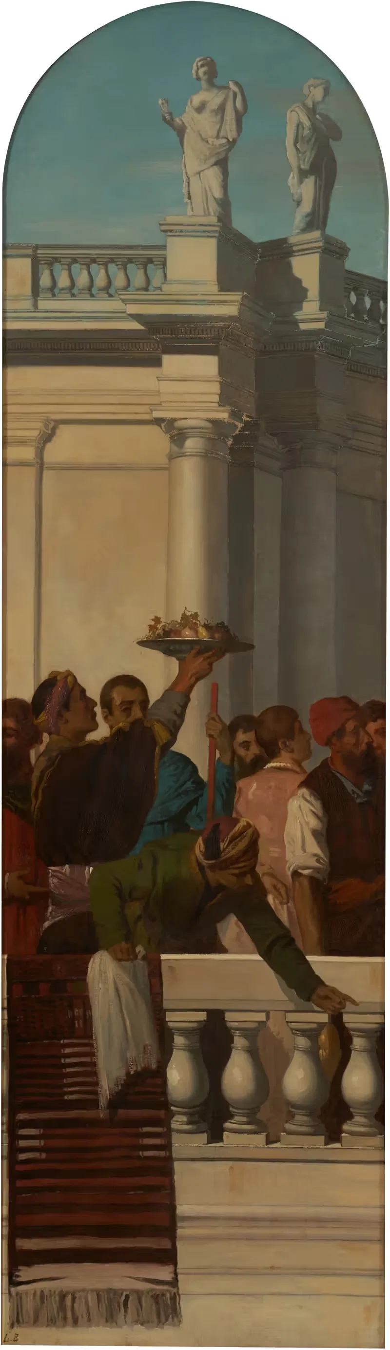 Пиршество в венецианском стиле by Луи Кандид Буланже, 1846-1851 — digital art print download