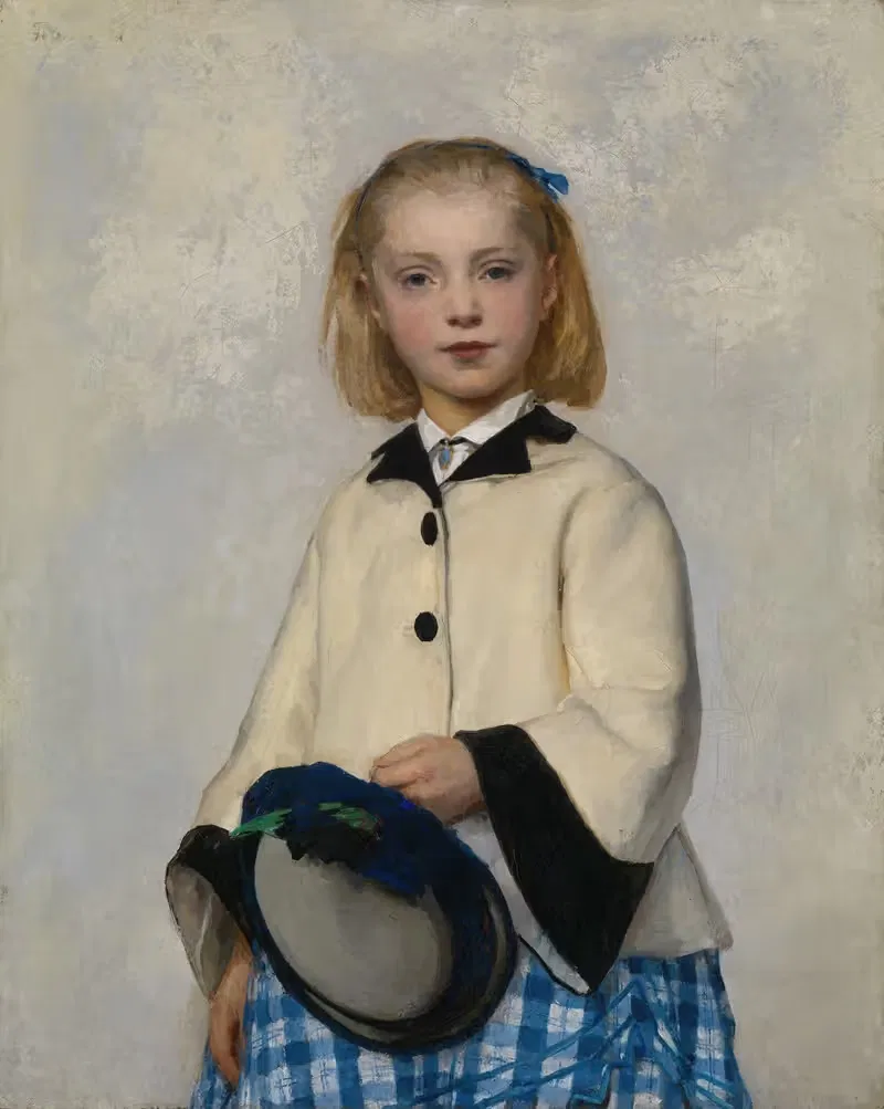The artist's daughter Louise — Albert Anker