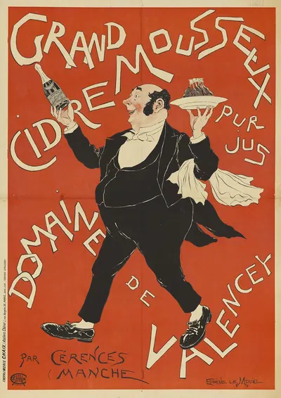 Grand cidre mousseux par les Domaine de Valencey, par Cerences, Manche by Поль Бертон, 1897 — digital art print download