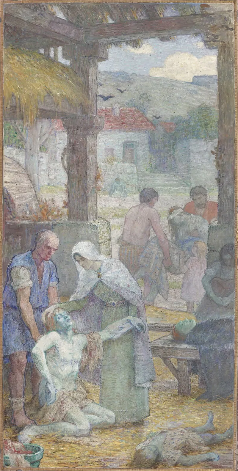 Братство или Милосердие by Жак Фердинанд Амбер, 1900 — digital art print download