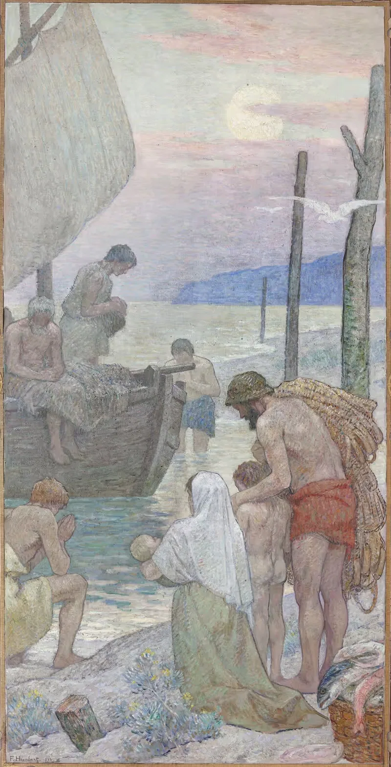 'Молитва' или 'Идея Бога' by Жак Фердинанд Амбер, 1900 — digital art print download