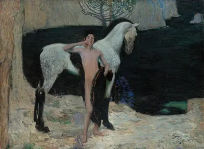 Черное озеро by Ян Прайслер, 1904 — digital art print download