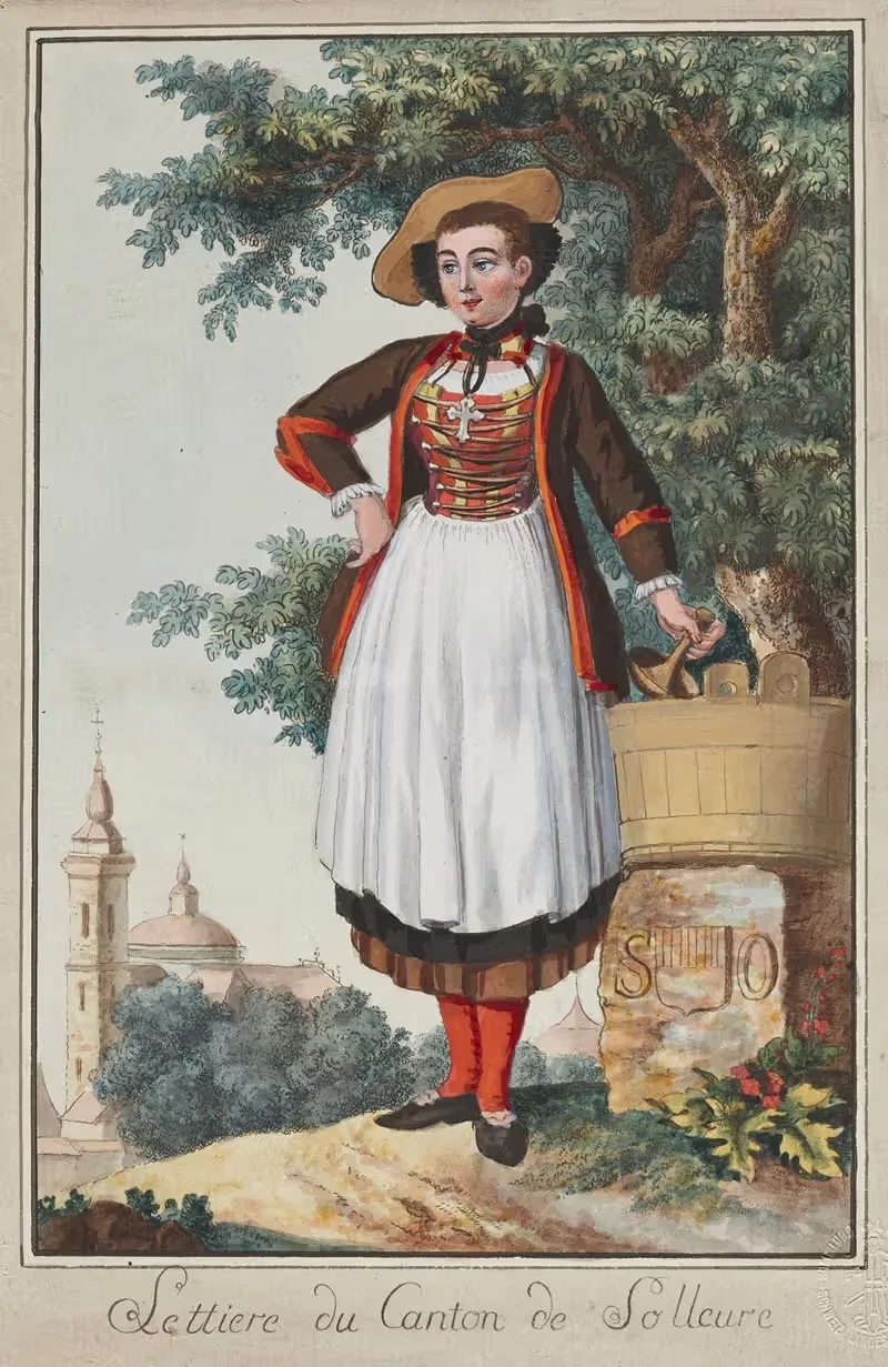 Летние из Кантон Солеура by Иоганн Георг Вольмар, 1792 — digital art print download