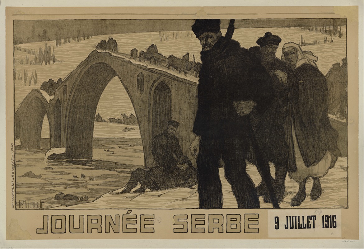 Journée serbe, 9 juillet 1916 — Pierre Mourgue