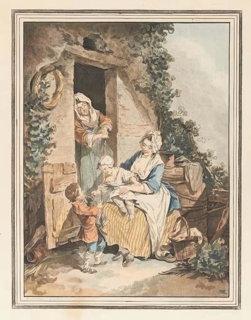 Доверие ребенка by Зигмунд Фрейденбергер, 1775 — digital art print download