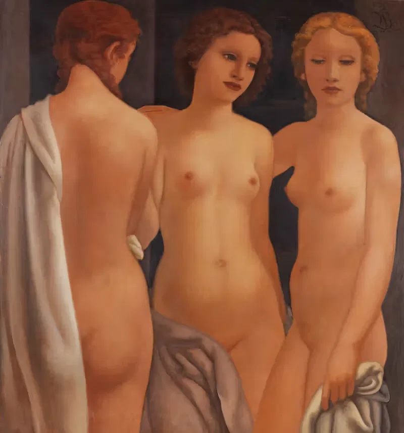 Три грации by Бруно Поль Зинер, 1937 — digital art print download
