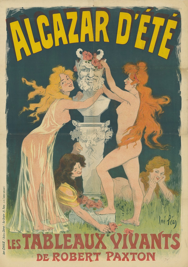 Alcazar d'Eté. Les tableaux vivants — René Péan