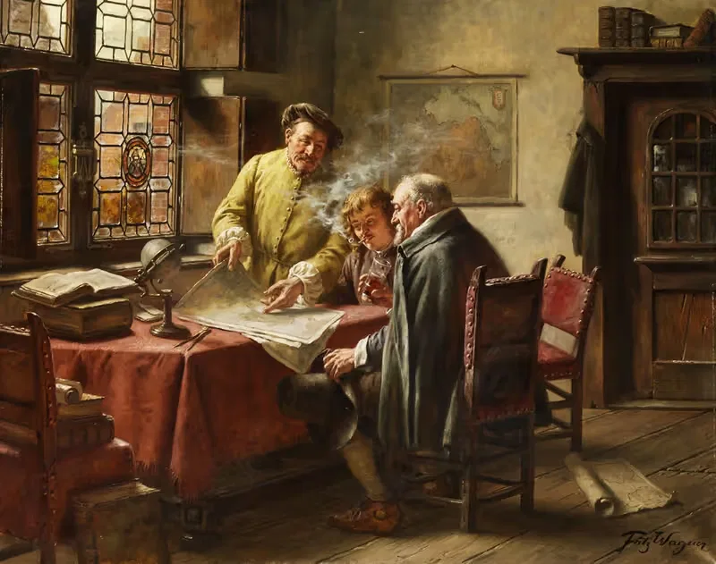 Holländische Handelsherren — Fritz Wagner