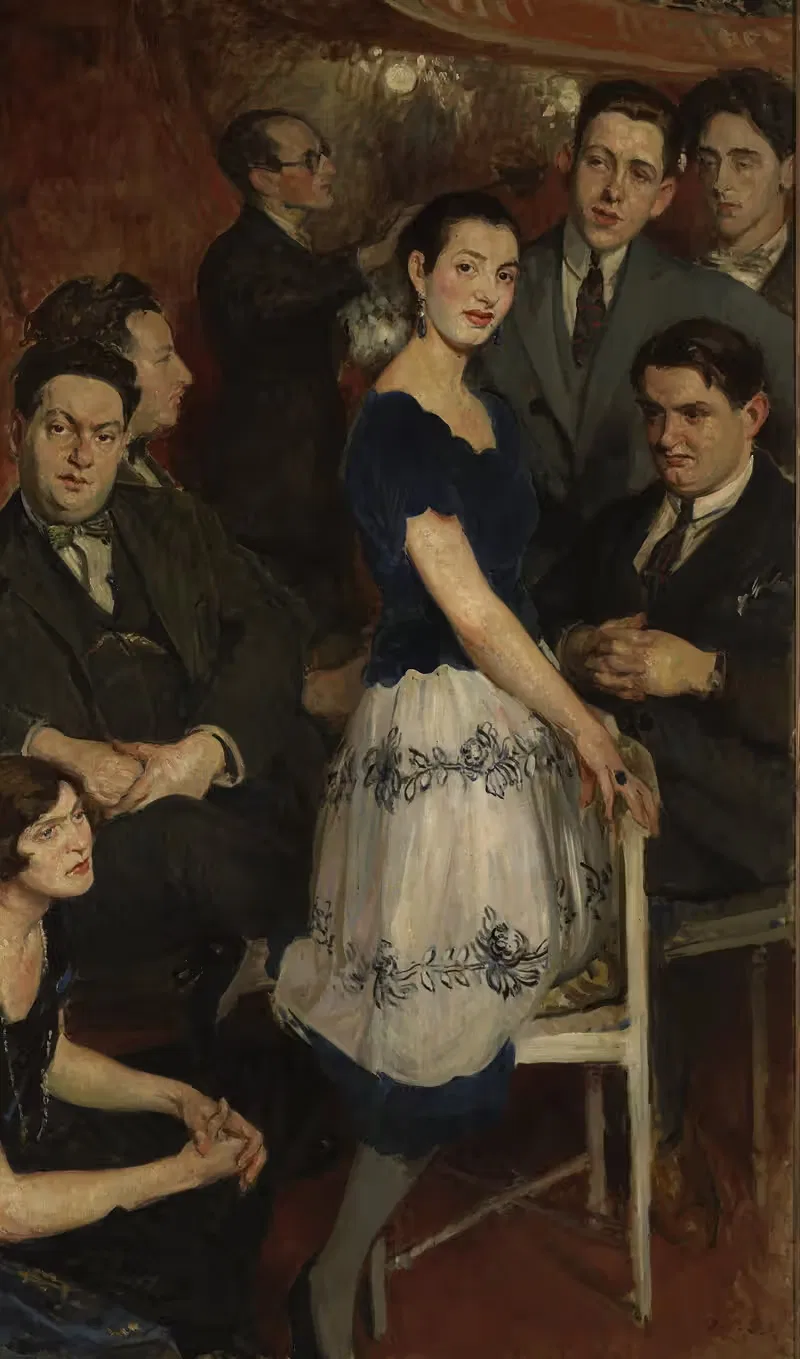 Группа из шести by Жак-Эмиль Бланш, 1922 — digital art print download