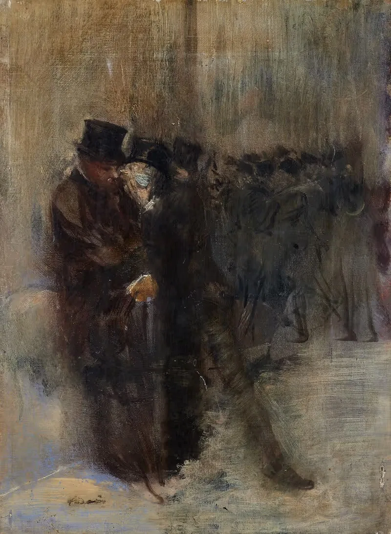Confidences dans les coulisses à l'Opéra — Jean-Louis Forain
