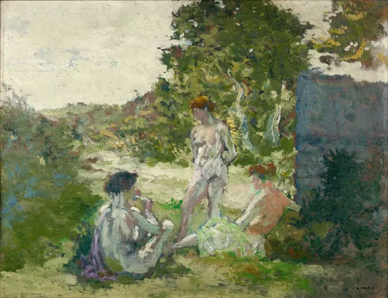Три нимфы by Кер-Жавьер Руссель, 1904-1905 — digital art print download