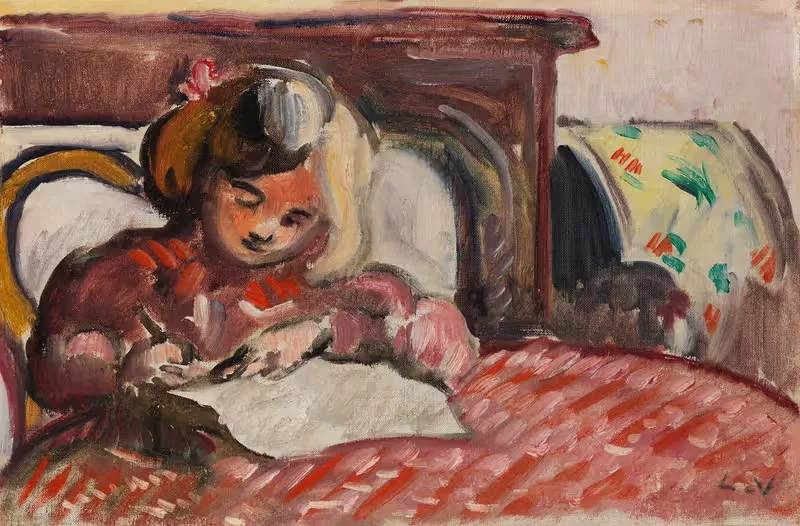 Ребёнок, пишущий by Луи Вальтат, 1914 — digital art print download