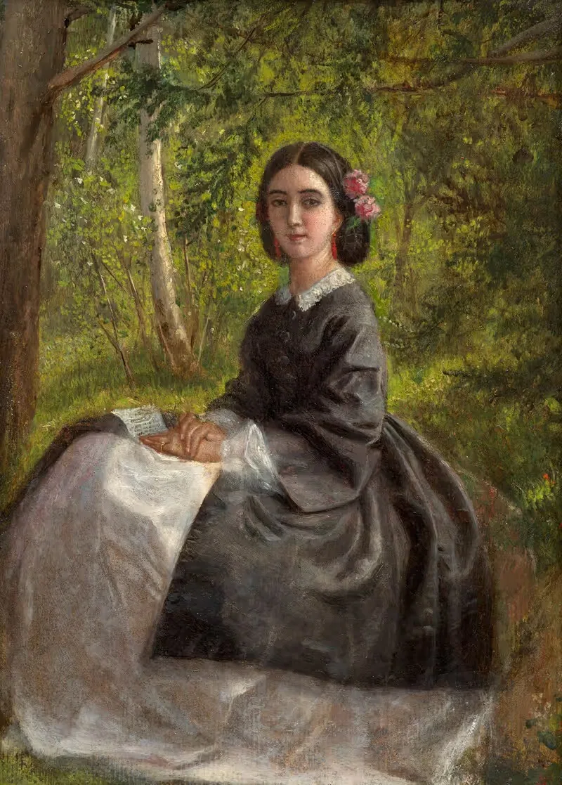 Autoportrait présumé de l'artiste — Marie Bracquemond