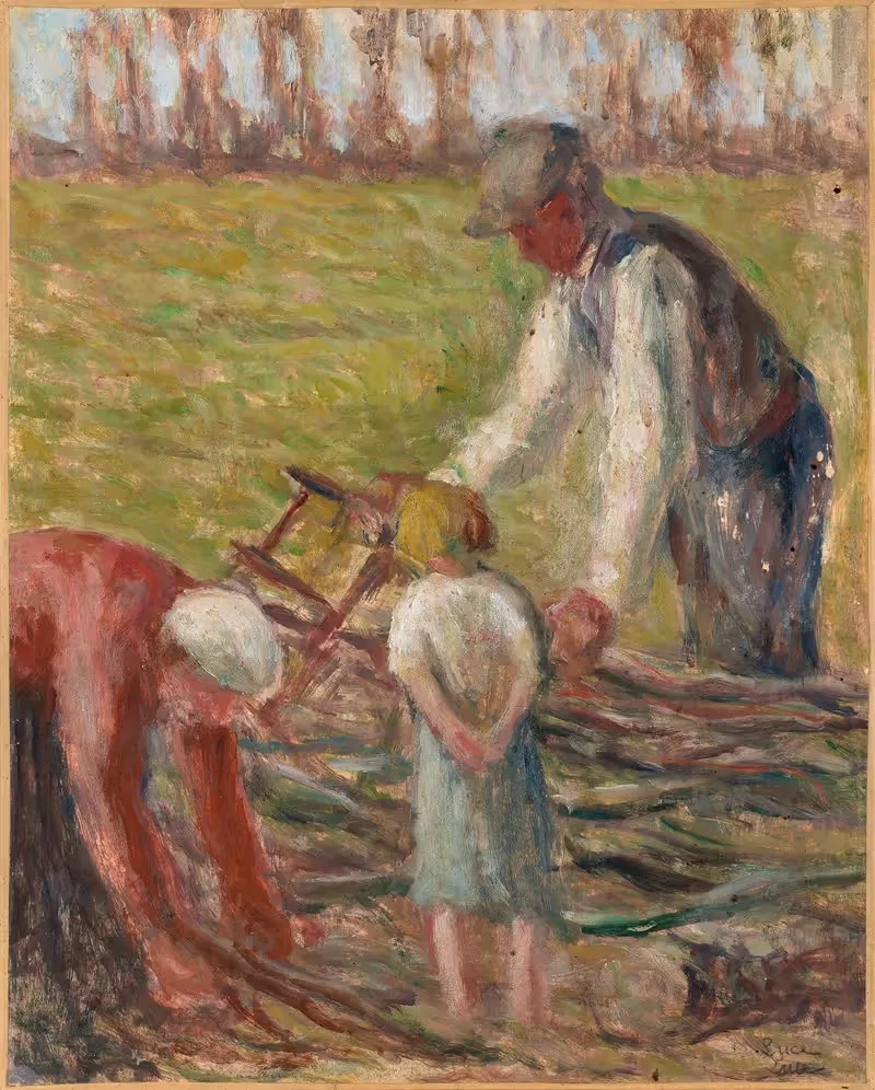 Le scieur de fagots by Maximilien Luce, 1935 — digital art print download