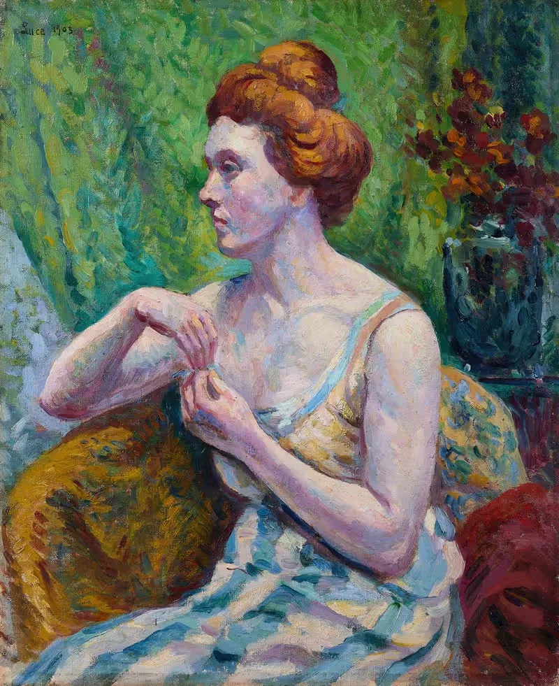 Portrait de femme — Maximilien Luce