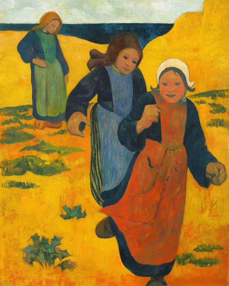 Девушки на больших песках by Поль Серюзье, 1891 — digital art print download