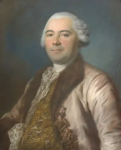 Portrait d'homme en habit vieux rose doublé de fourrure by Pierre Bernard — digital art print download