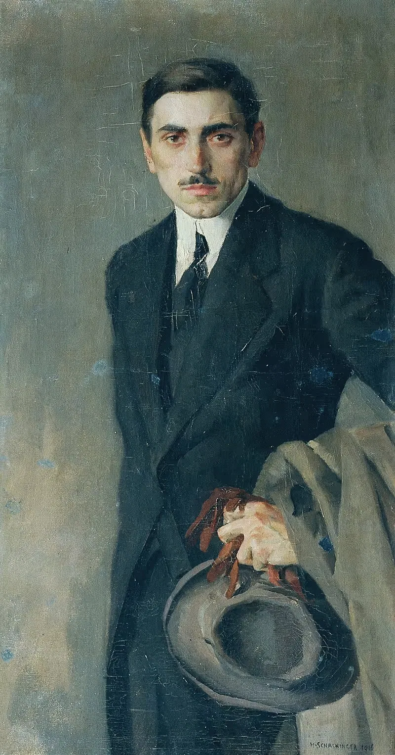 Художник Фриц Церритш by Ганс Шахингер, 1916 — digital art print download