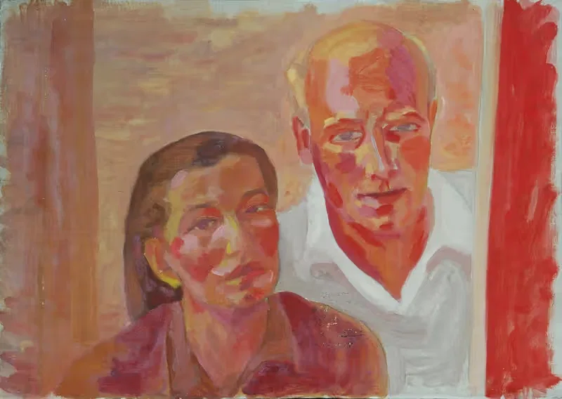 Selbstbildnis mit Frau Grete — Walther Gamerith