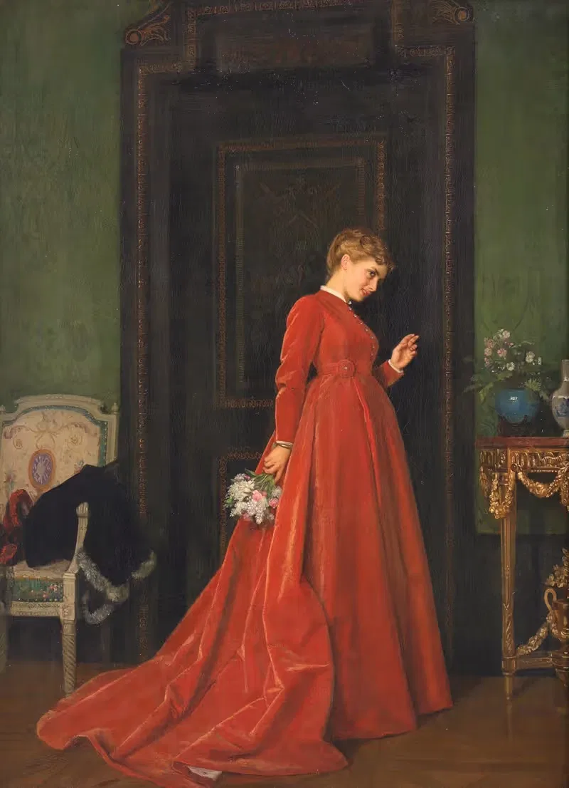 Легкий стук by Огюст Тулмуш, 1868 — digital art print download