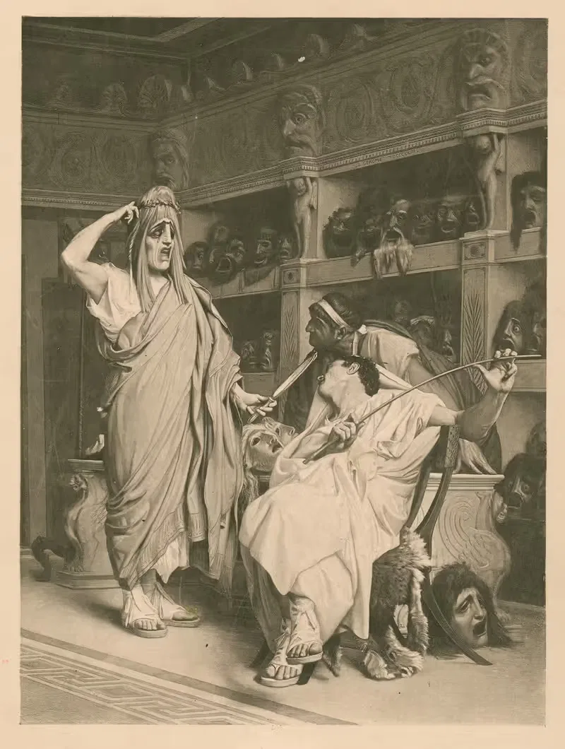Комики by Жан-Леон Жерома, 1881 — digital art print download