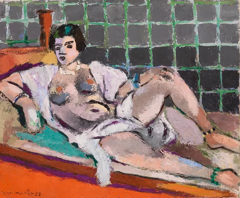 Отдыхающая одалиска (Обнаженная) by Анри Матисс, 1928 — digital art print download