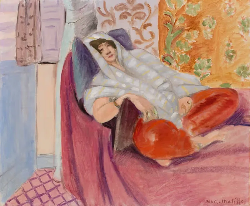 Женщина, лежащая by Анри Матисс, 1921 — digital art print download