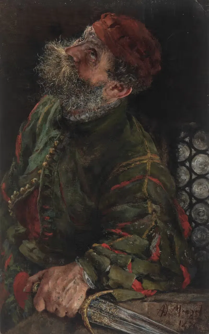 Кто там? by Адольф фон Менцель, 1876 — digital art print download