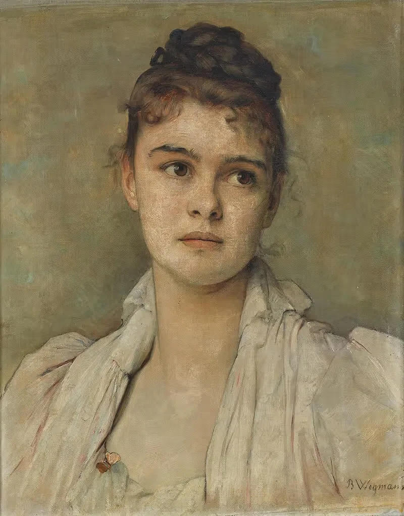 Bildnis einer jungen Frau — Bertha Wegmann