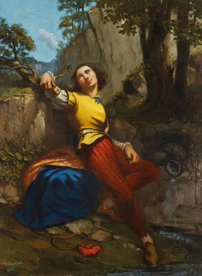 Le poète ou Le sculpteur — Gustave Courbet