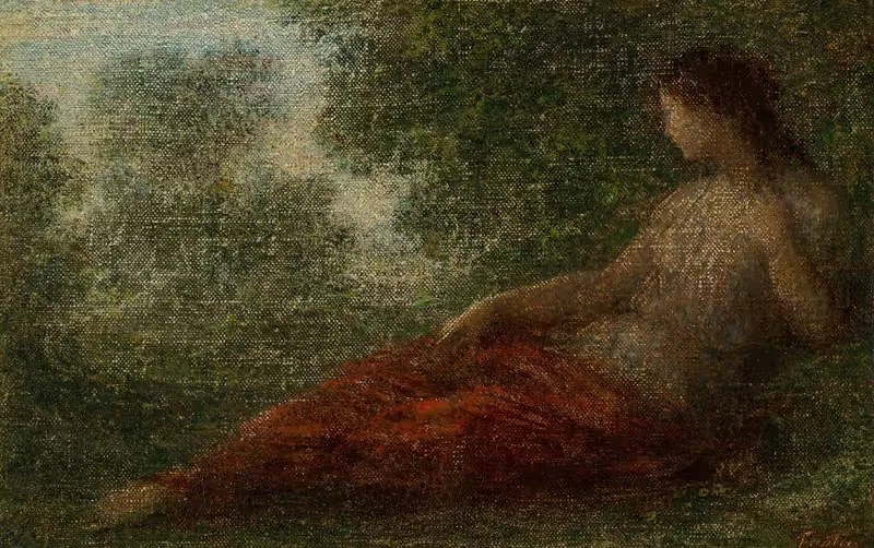 Femme dans un paysag — Henri Fantin-Latour