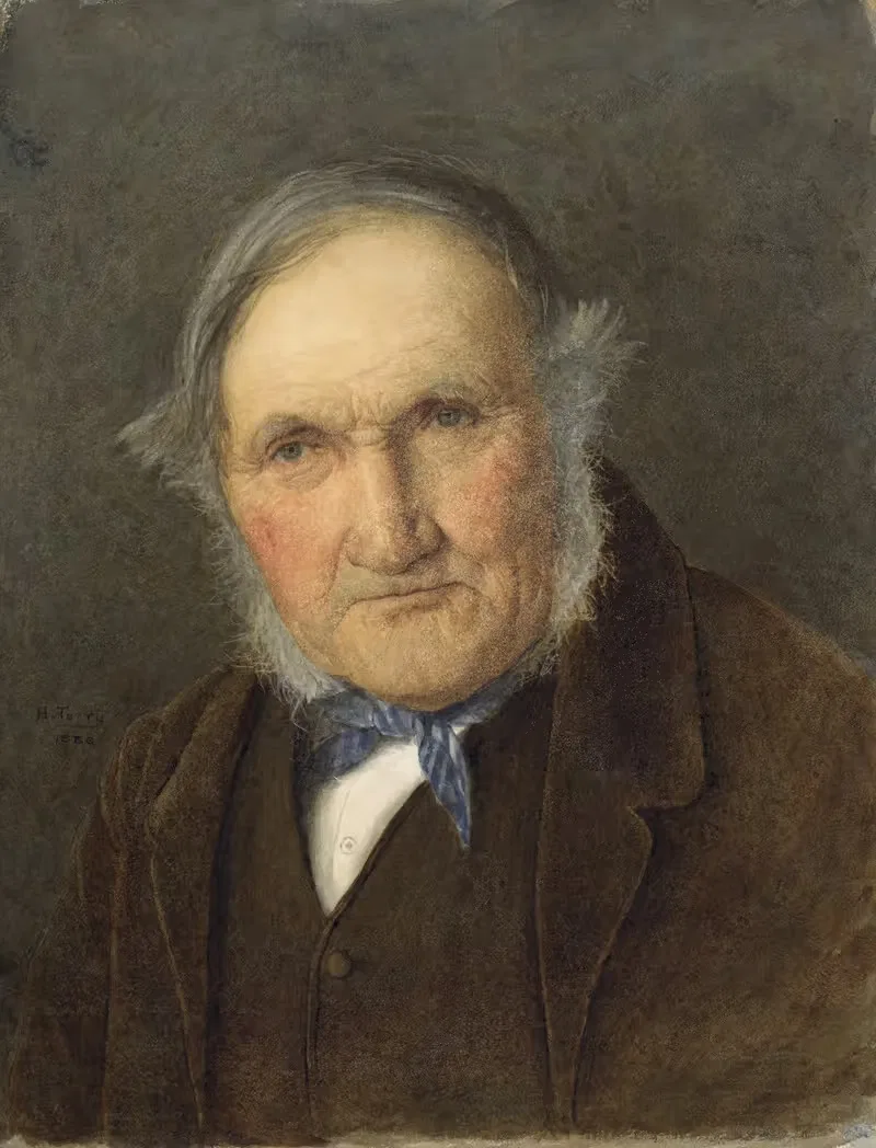 Portrait of an unknown man — Henry Terry