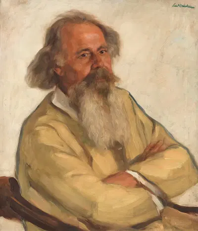 Герман Бар (писатель, 1863-1934) by Людвиг Виден, 1912 — digital art print download