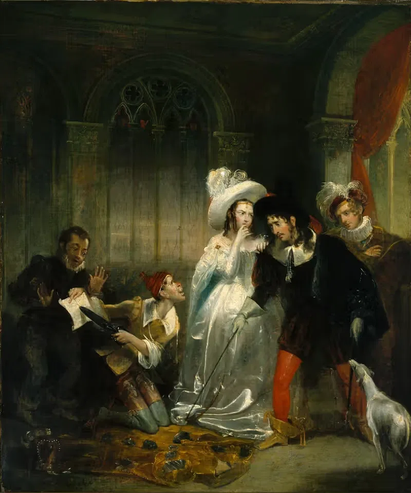Петрюччо и портной by Майкл Уильям Шарп, 1835 — digital art print download