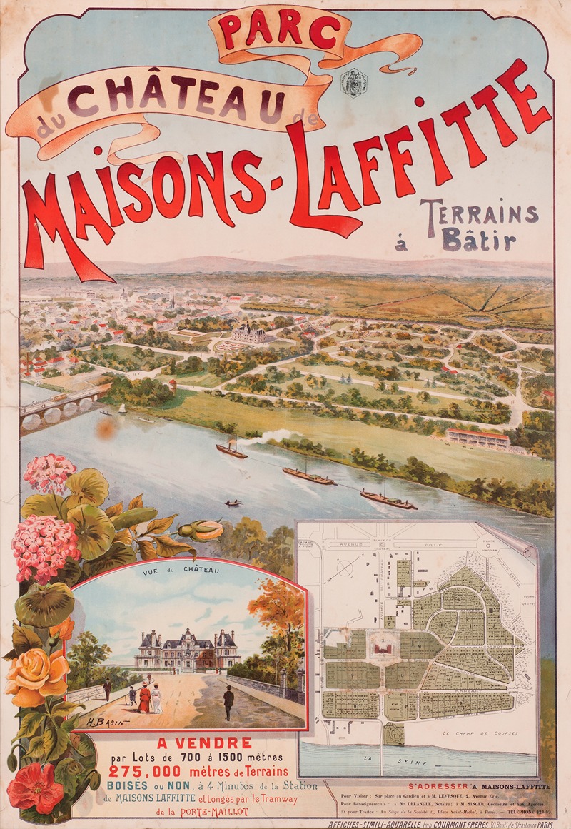Parc du château. Maisons-Laffitte. Terrains à Bâtir — H. Basin