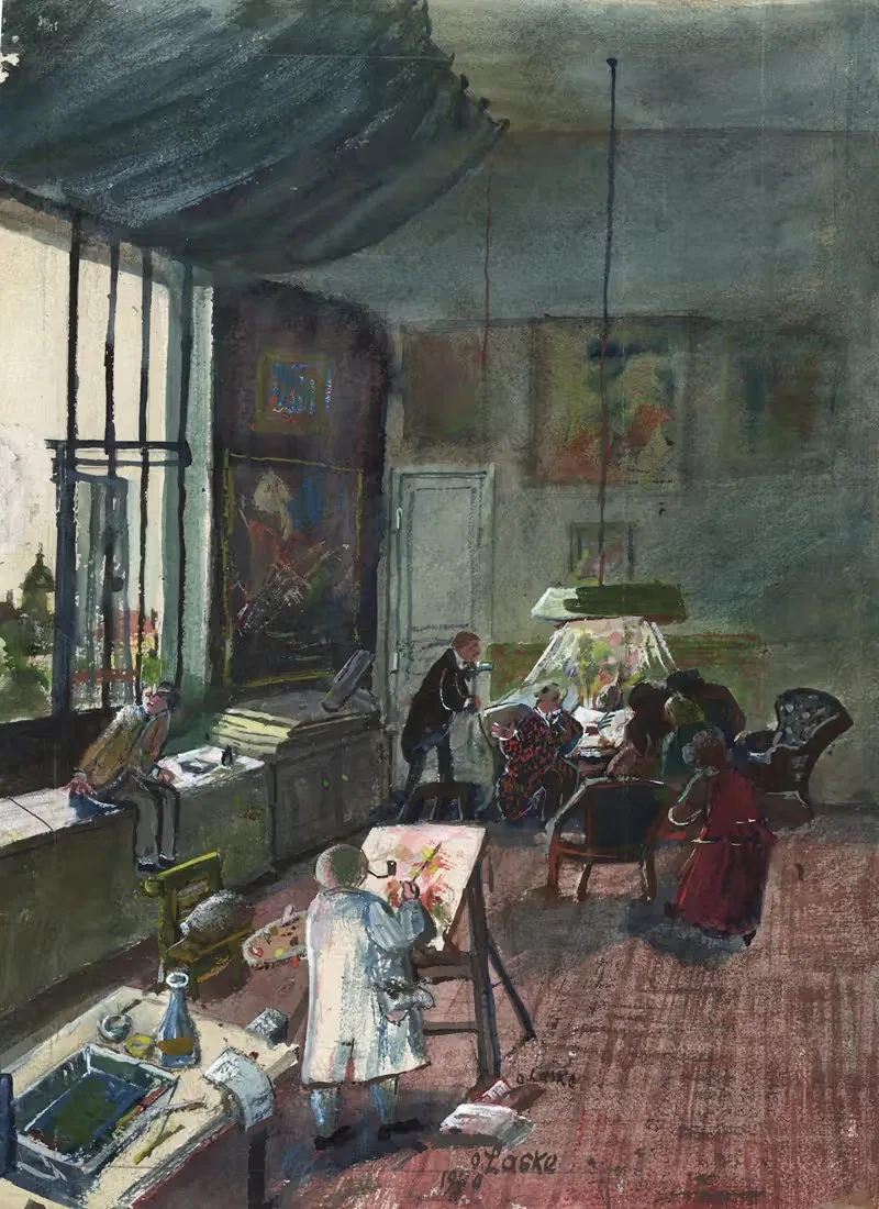 Das Atelier Oskar Laskes in Wien — Oskar Laske