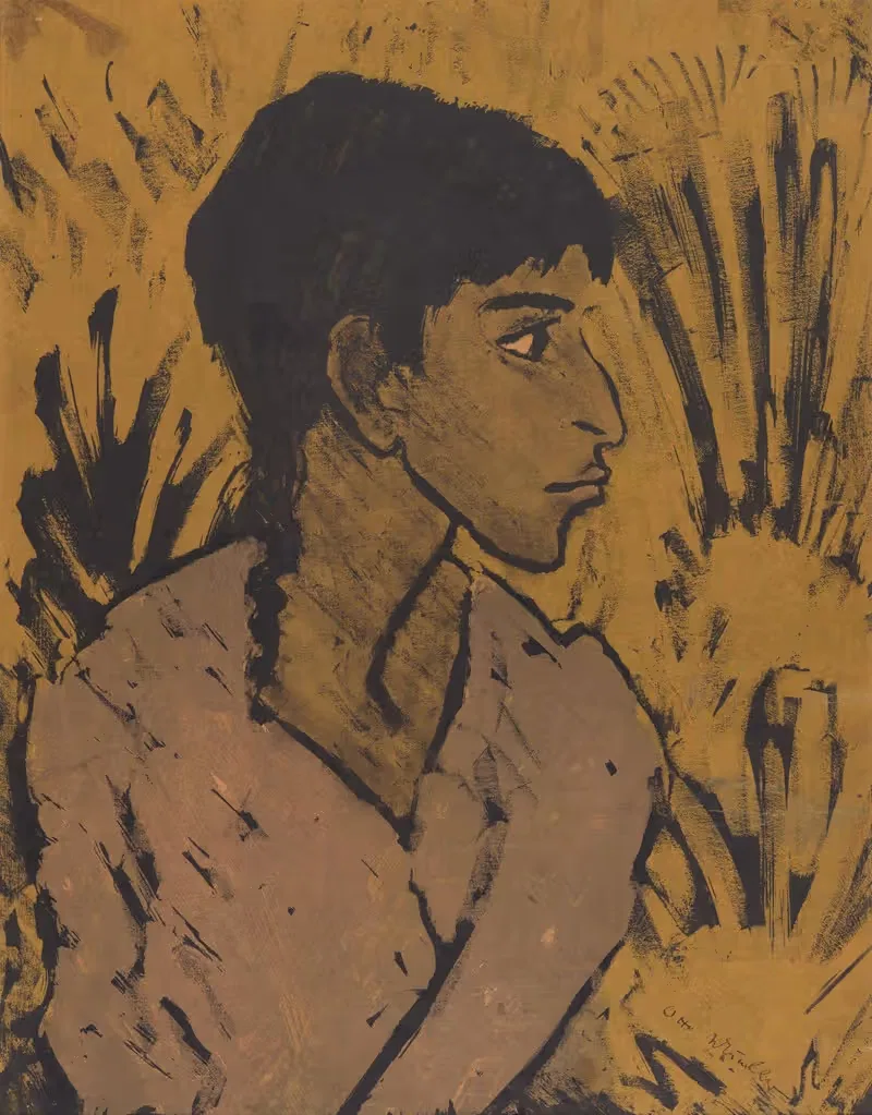 Цыганка в профиль by Отто Мюллер, 1926-1927 — digital art print download