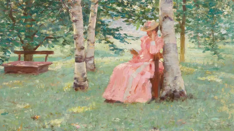 Reverie by Robert Reid, 1890 — digital art print download