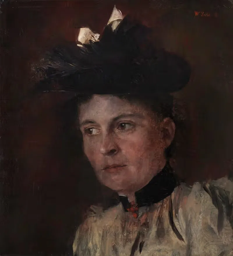 Bildnis Frau Auguste Mayr — Wilhelm Leibl