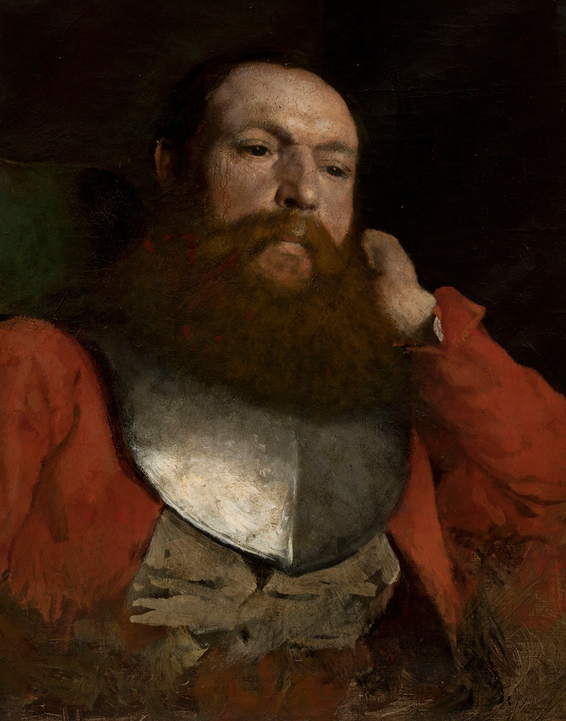 Portrait study by Aleksander Gierymski, 1870 - 1872 — digital art print download