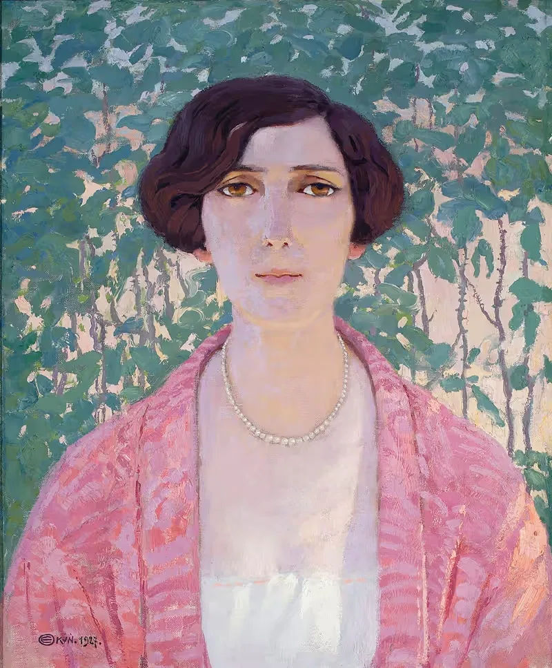 Женская голова by Эдвард Окун, 1927 — digital art print download