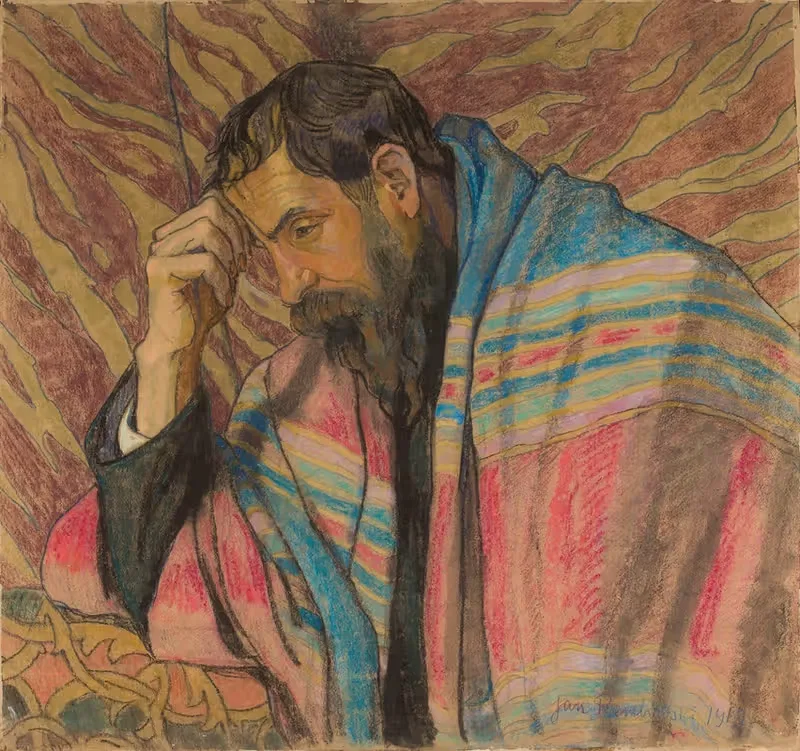 Portrait of a man (Pondering) — Jan Rembowski