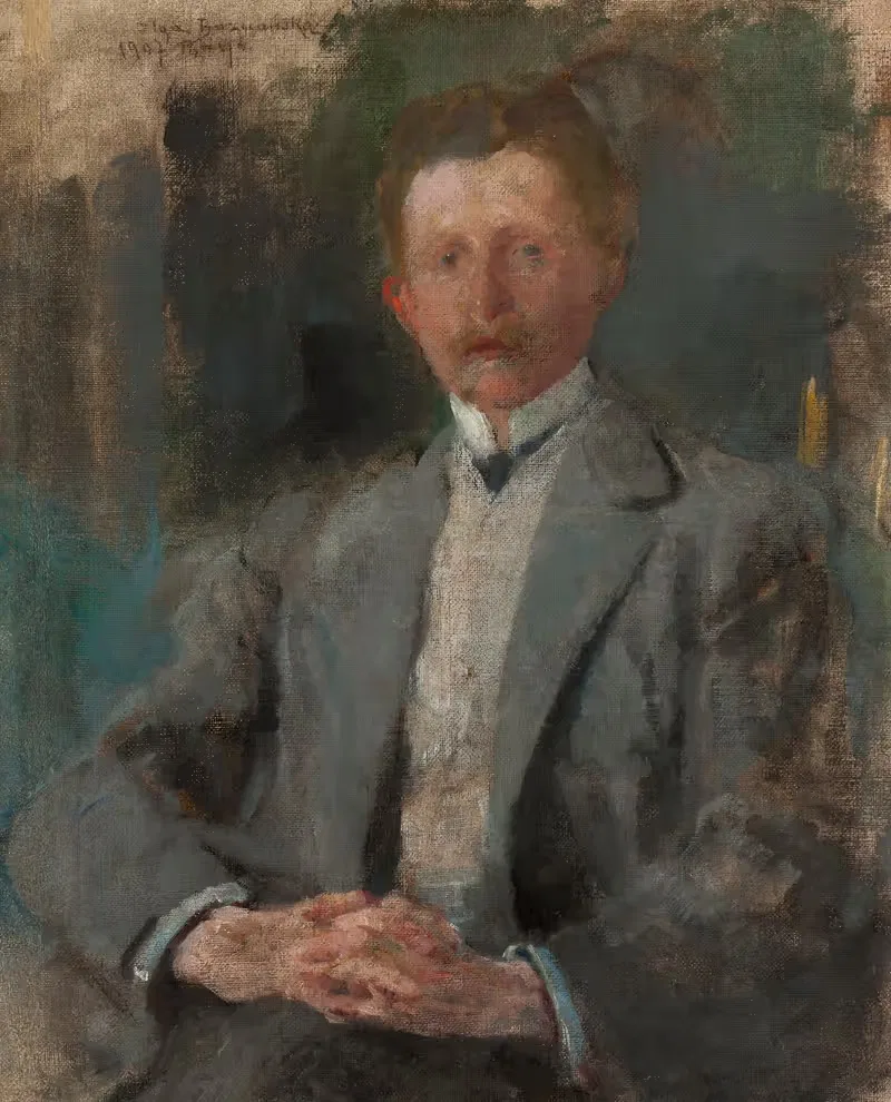 Portrait of Ludwik Puget — Olga Boznanska