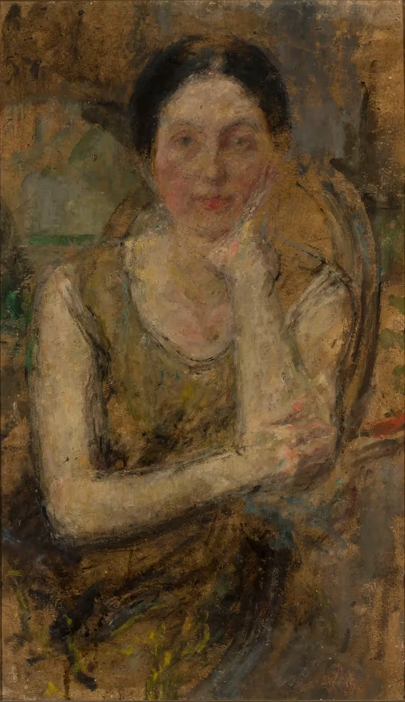 Portrait of Maria Pfitzner — Olga Boznanska