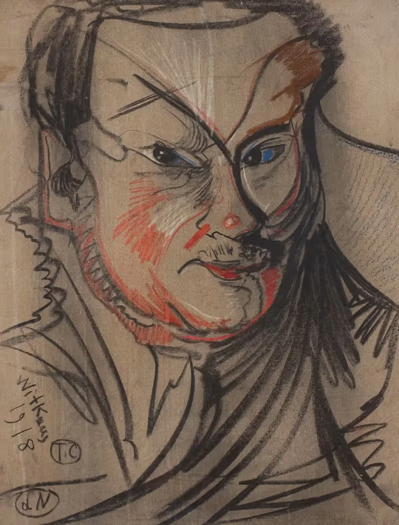 Portrait of a man — Stanisław Ignacy Witkiewicz