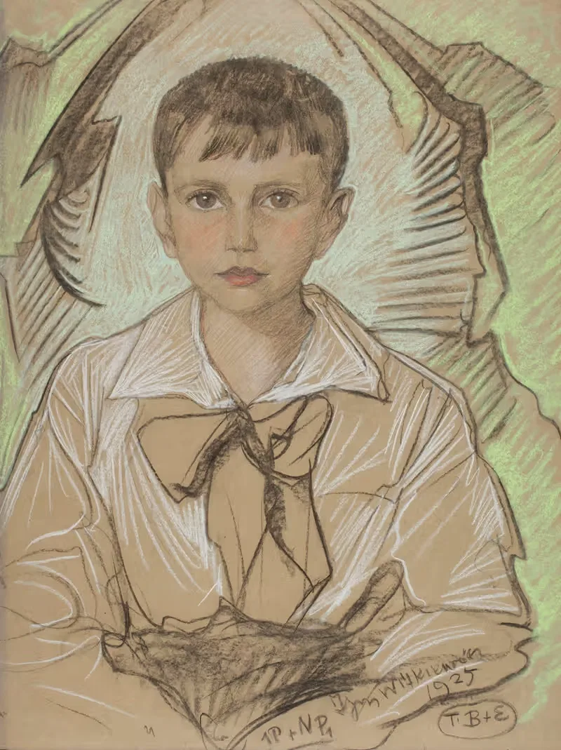 Portrait of Karol Krystall — Stanisław Ignacy Witkiewicz