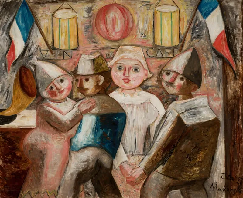 14th February in a village — Tadeusz Makowski